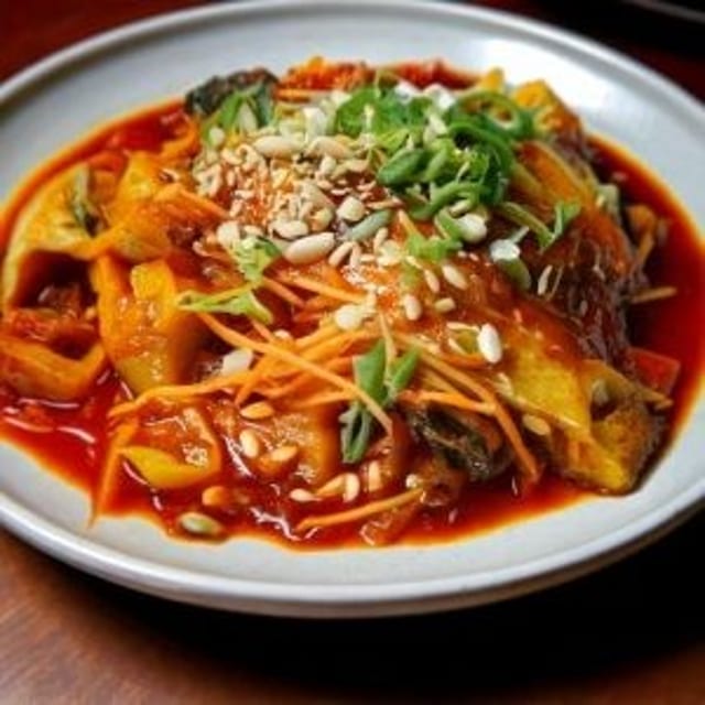 Braised Spicy Monkfish [아구찜].