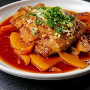 Braised Silver Cod [은대구 조림].