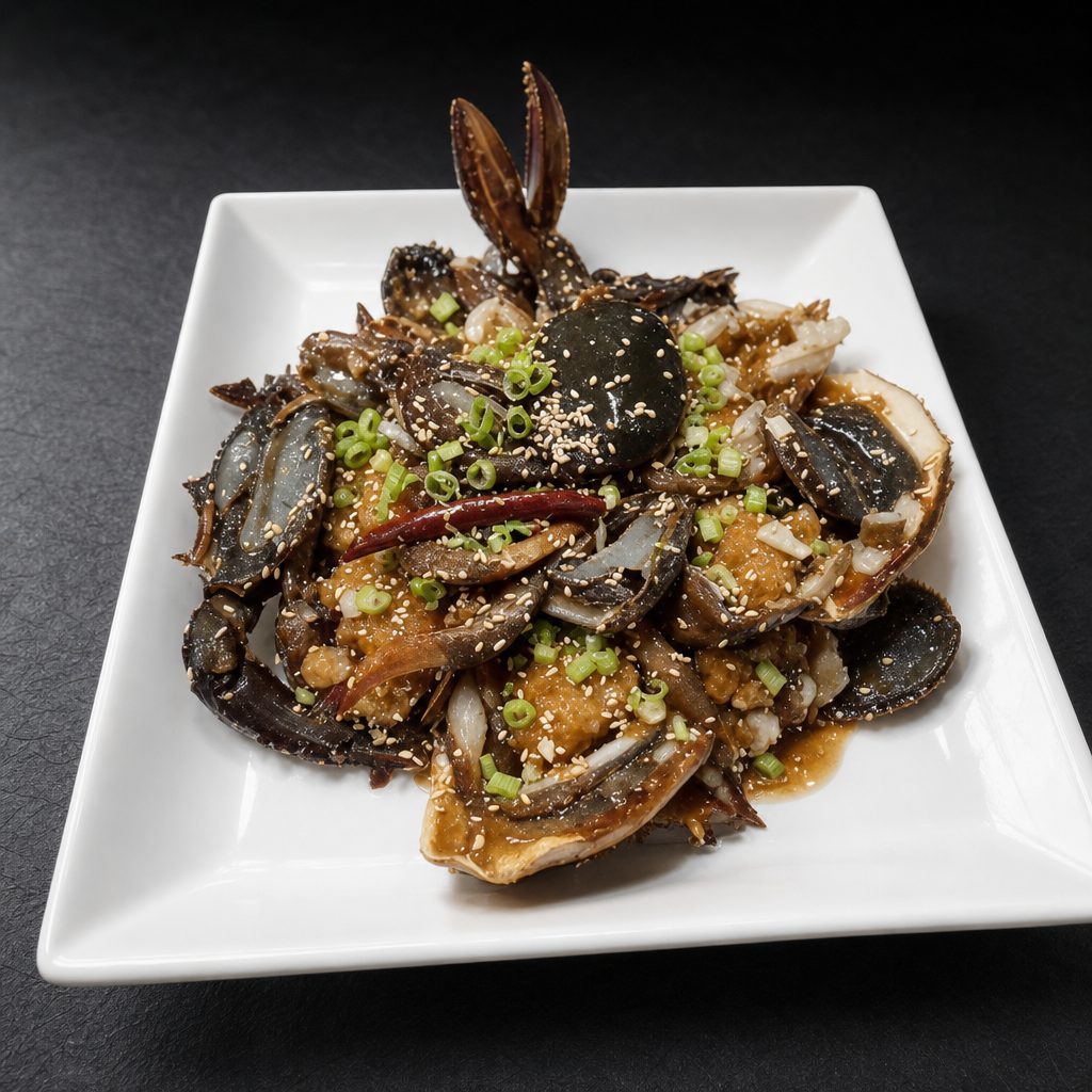 Soy Sauce Marinated Crab [간장게장].