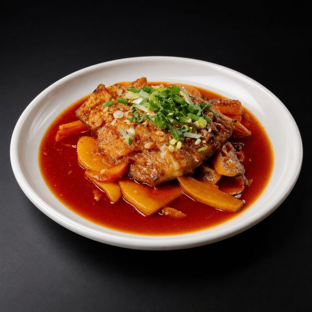 Braised Silver Cod [은대구 조림].