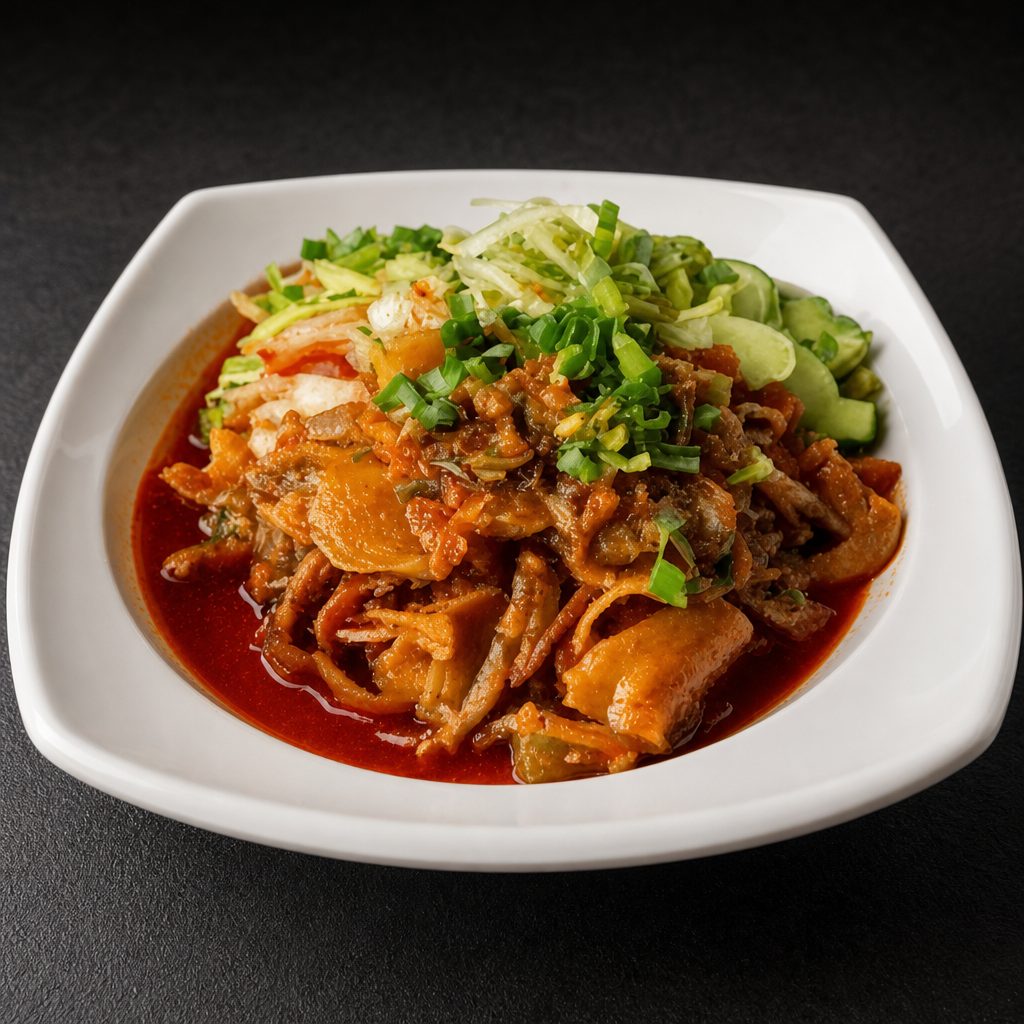 Spicy Ox Knee Cartilage Salad [도가니무침].