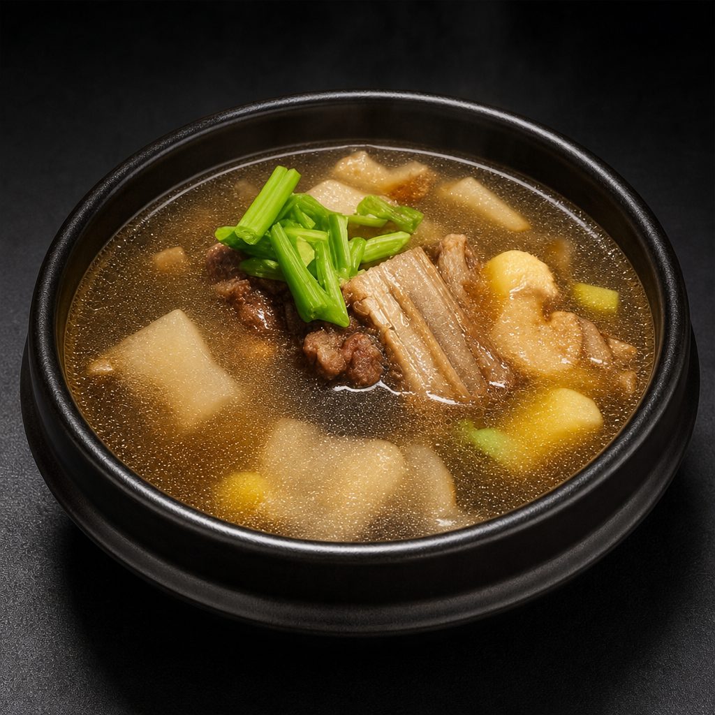 Galbitang [갈비탕].